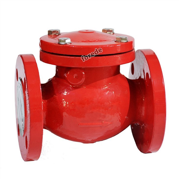 Flange End Swing Check Valve For Fire Safety
