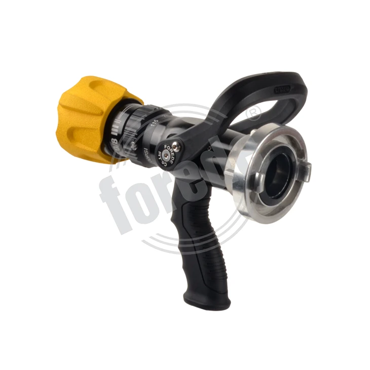Selectable Flow Fire Hose Nozzle